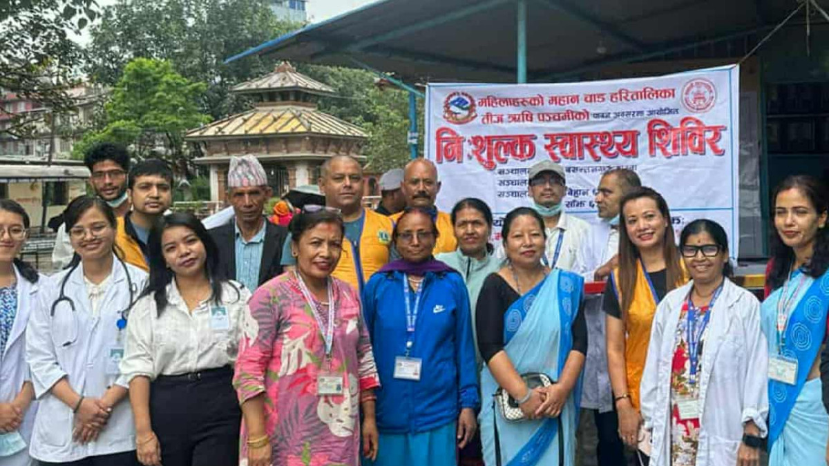 तारकेश्वर धाममा निःशुल्क स्वास्थ्य शिविर सम्पन्न