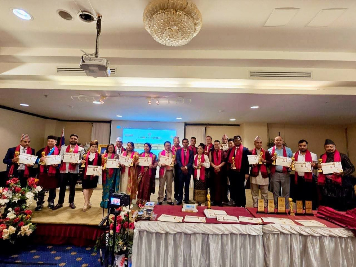 युएनआईपी युएन ग्लोरी अवार्ड २०२५ तथा ग्लोबल मिट थाइल्याण्डको राजधानी बैंककस्थित प्रिन्सटन होटलमा भव्य रूपमा सम्पन्न