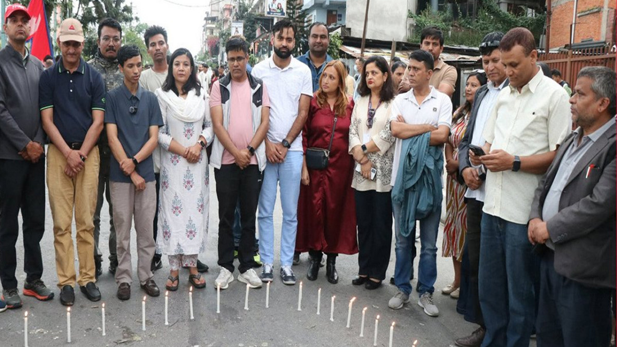 जेनजी प्रदर्शनमा ज्यान गुमाएकाहरूको सम्झनामा दीप प्रज्वलन