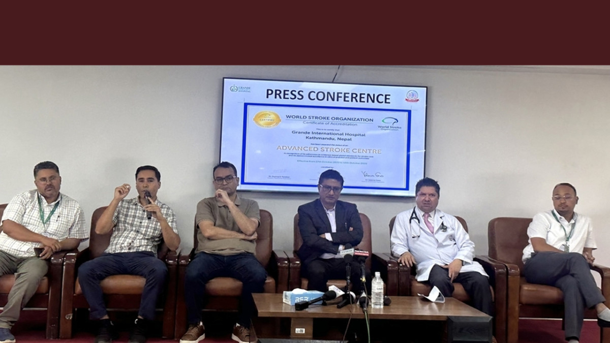 ‘एडभान्स स्ट्रोक सेन्टर’ का रुपमा मान्यता प्राप्त गर्ने नेपालको पहिलो अस्पताल ग्राण्डी अन्तर्राष्ट्रिय अस्पताल