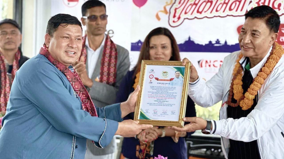 सेफ मोहन बहादुर गजुरेल “पाककला गौरव सम्मान २०८३” बाट सम्मानित