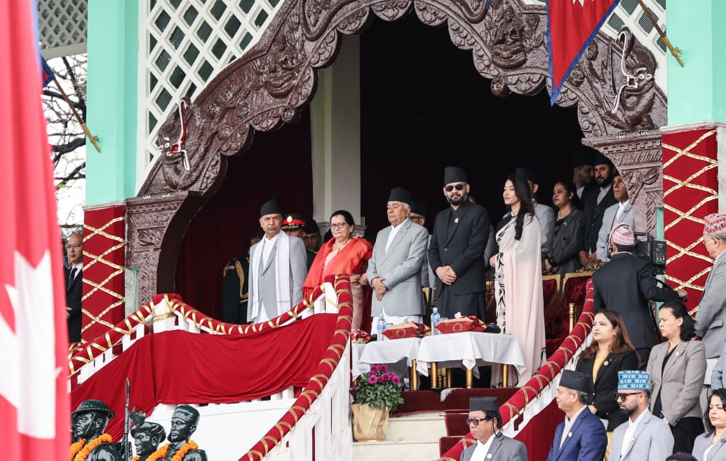 १९औँ गणतन्त्र दिवसमा राष्ट्रपतिको सम्बोधन - गणतन्त्र राष्ट्र निर्माणको एक महान प्रेरणा र अभिभारा हो : राष्ट्रपति पौडेल