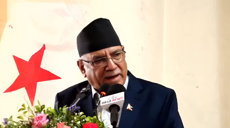 सरकार संविधान मास्ने दिशातर्फ अघि बढ्दैछ : प्रचण्ड