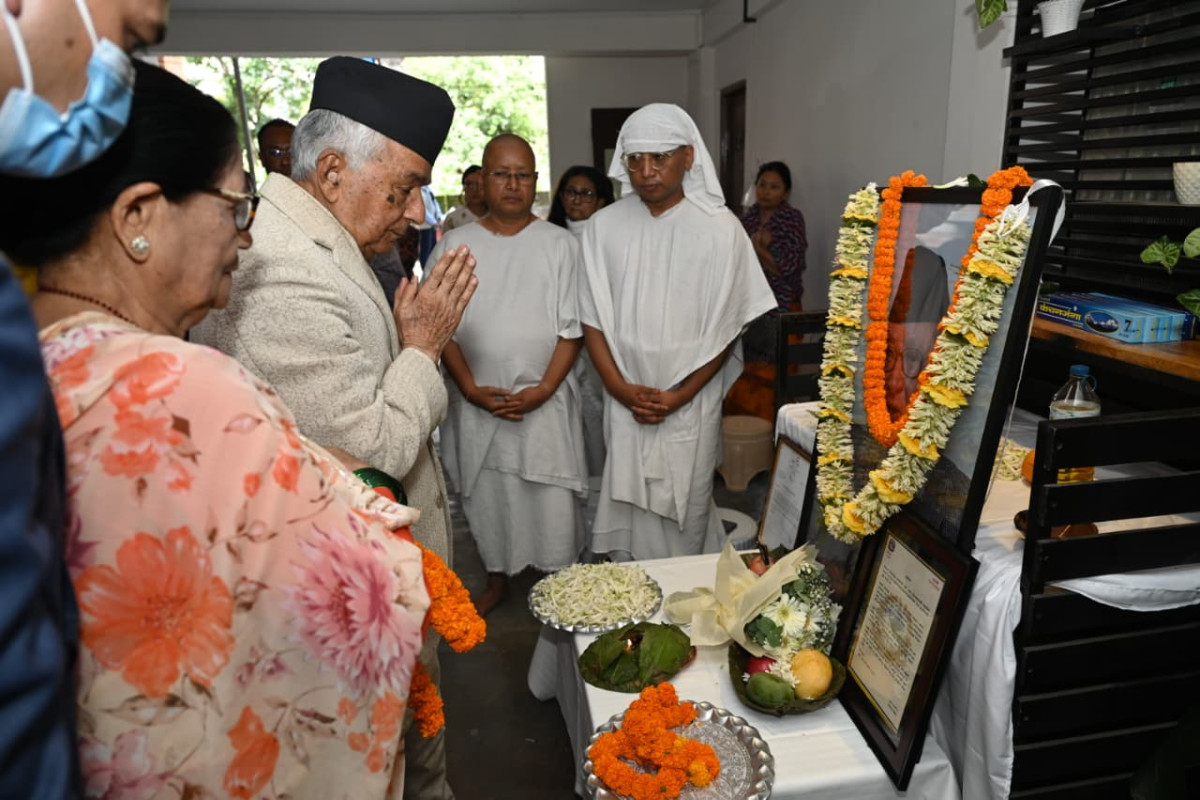 राष्ट्रपति पौडेलद्वारा पूर्व उपप्रधानमन्त्री गोपालमान श्रेष्ठको निधनप्रति दुःख व्यक्त