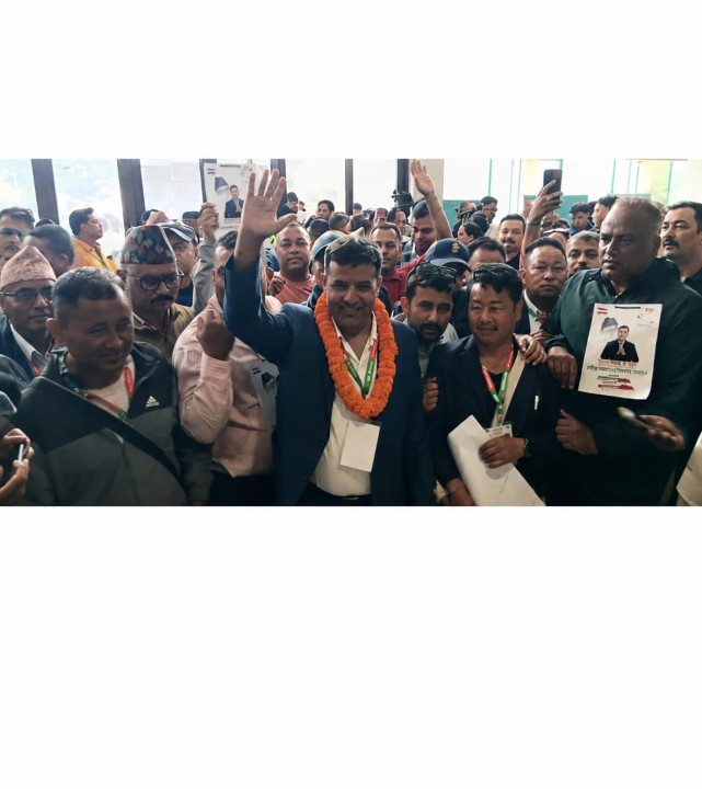 कांग्रेस महामन्त्रीमा सुनील शर्माको उम्मेदवारी दर्ता
